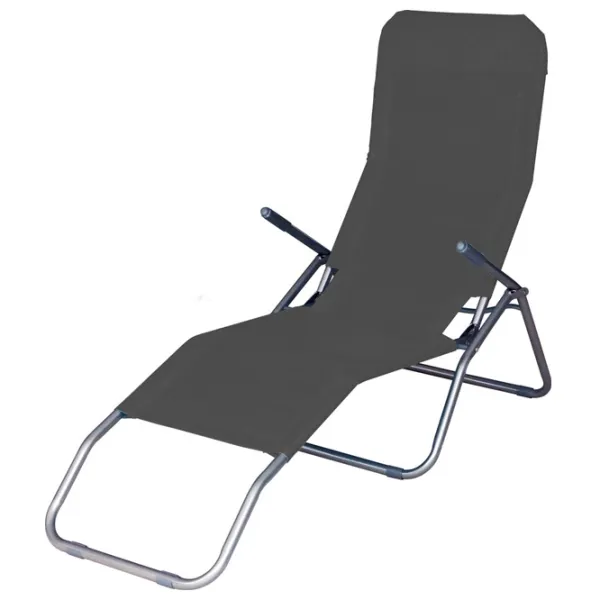 Șezlong ST Leisure Equipment Jamaica Metal / Pânză / Gray Inox photo 1