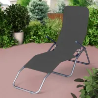 Șezlong ST Leisure Equipment Jamaica Metal / Pânză / Gray Inox photo 3