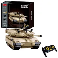 Конструктор с радиоуправлением Sluban Merkava MK4 Танк/ Серый photo 5
