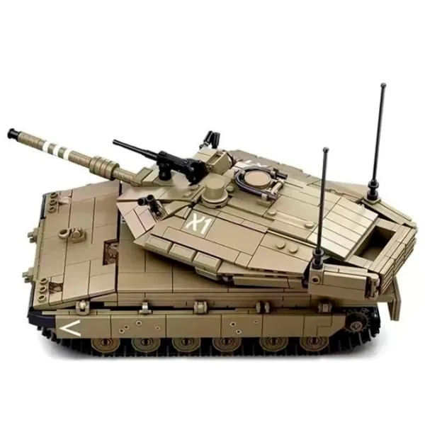 Constructor cu telecomandă Sluban Merkava MK4 Tanc/ Gray photo 6