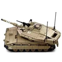 Конструктор с радиоуправлением Sluban Merkava MK4 Танк/ Серый photo 6