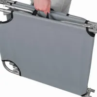 Шезлонг Strend Pro Panama Металл / Tкань / Серый Нержавеющая сталь photo 2