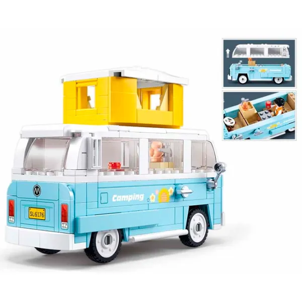Constructor Sluban TS-2 Camping Mașină/ Blue photo 3