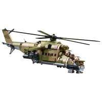 Конструктор Sluban MI-24S Вертолет/ Зеленый