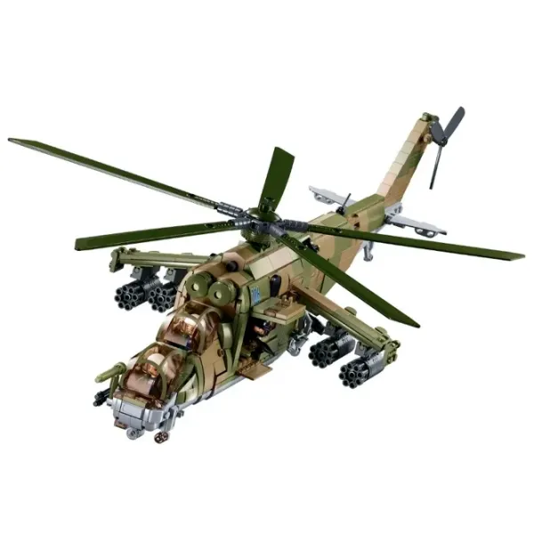 Конструктор Sluban MI-24S Вертолет/ Зеленый photo 2
