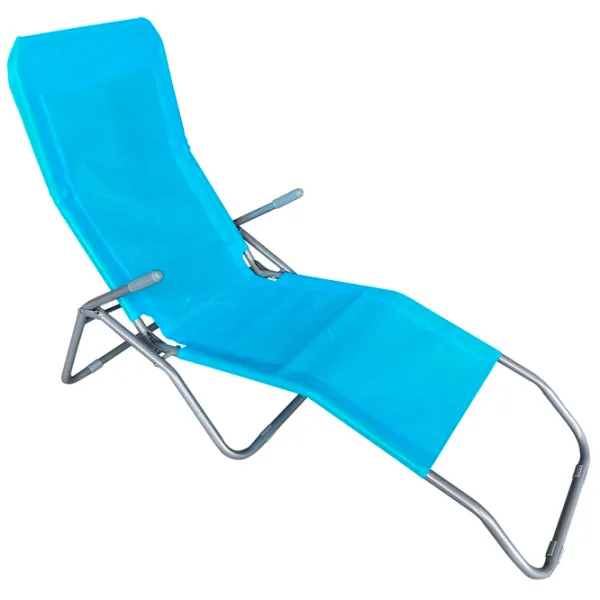 Șezlong ST Leisure Equipment Jamaica Metal / Pânză / Blue Gray photo 1 Șezlong ST Leisure Equipment Jamaica Metal / Pânză / Blue Gray photo 1