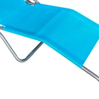 Șezlong ST Leisure Equipment Jamaica Metal / Pânză / Blue Gray photo 4