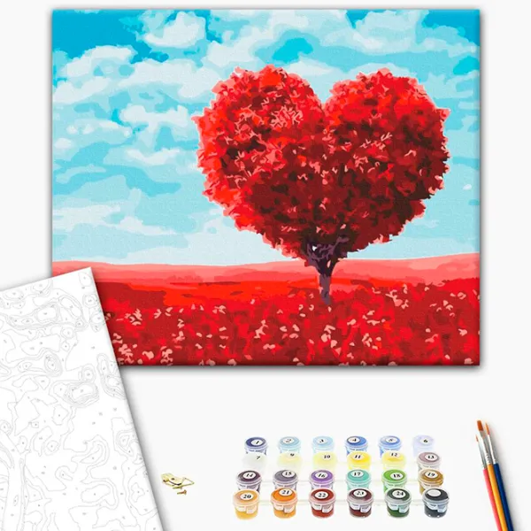 Pictură pe numere BrushMe Inima naturii BS52254 50 x 40 cm / Orizontală photo 2 Pictură pe numere BrushMe Inima naturii BS52254 50 x 40 cm / Orizontală photo 2