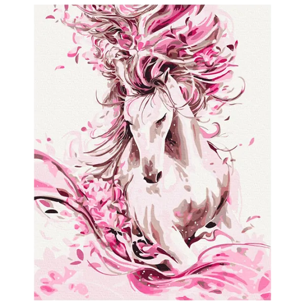 Pictură pe numere BrushMe Cal grațios BS22388 50 x 40 cm / Verticală photo 1 Pictură pe numere BrushMe Cal grațios BS22388 50 x 40 cm / Verticală photo 1
