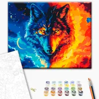 Картина по номерам BrushMe Зверь стихий BS54004 50 x 40 см / Горизонтальная photo 2