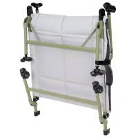 Șezlong Enero Camp Deluxe Hoiday Oțel / Oxford / Gray Green photo 7
