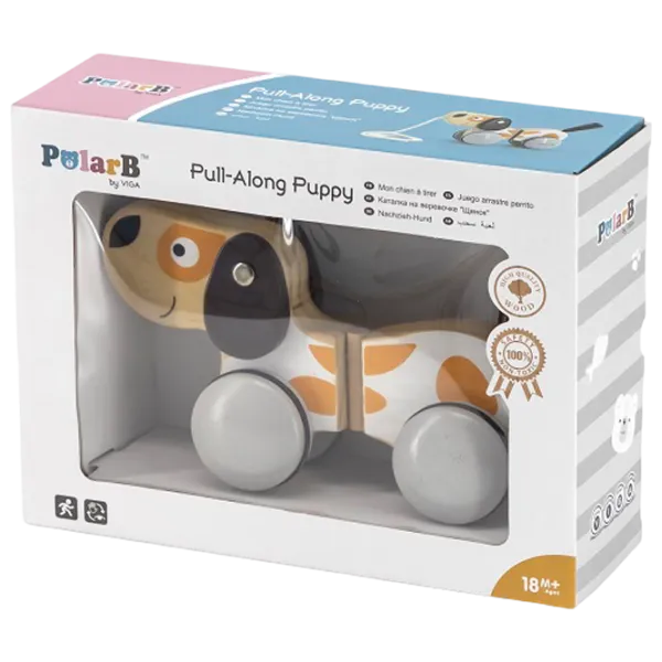 Игрушка каталка PolarB 44043  1+ / Серый photo 8 Игрушка каталка PolarB 44043  1+ / Серый photo 8