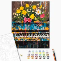 Картина по номерам BrushMe Экспрессия музыки BS54046 50 x 40 см / Вертикальная photo 3