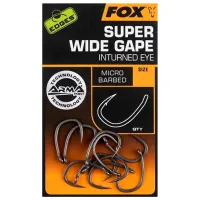 Set de cârlige Fox Super Wide Gape Inturned Eye Cantitatea în set - 10 / Mărimea - 5