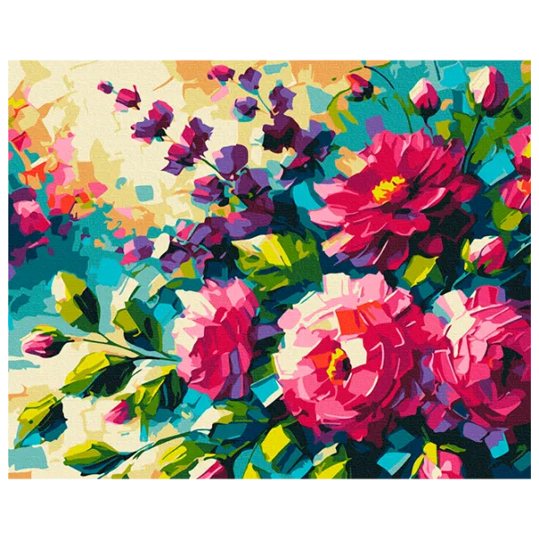 Pictură pe numere BrushMe Flori de vară. Oleg Loburak BS54159 50 x 40 cm / Orizontală photo 1 Pictură pe numere BrushMe Flori de vară. Oleg Loburak BS54159 50 x 40 cm / Orizontală photo 1