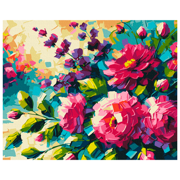 Pictură pe numere BrushMe Flori de vară. Oleg Loburak BS54159 50 x 40 cm / Orizontală photo 1 Pictură pe numere BrushMe Flori de vară. Oleg Loburak BS54159 50 x 40 cm / Orizontală photo 1