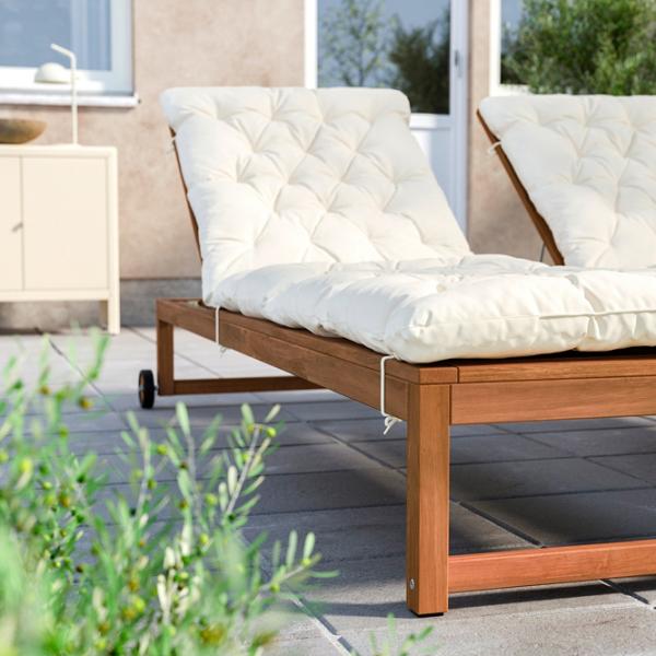 Шезлонг Ikea Nammaro Массив / Массив / Коричневый Brown photo 5 Шезлонг Ikea Nammaro Массив / Массив / Коричневый Brown photo 5
