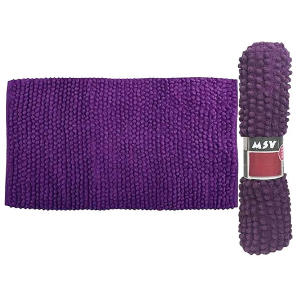 Covoraș de baie MSV 40688 Microfibră / Lilac photo 1