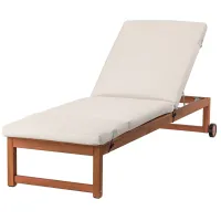 Шезлонг Ikea Nammaro Массив / Массив / Коричневый Brown