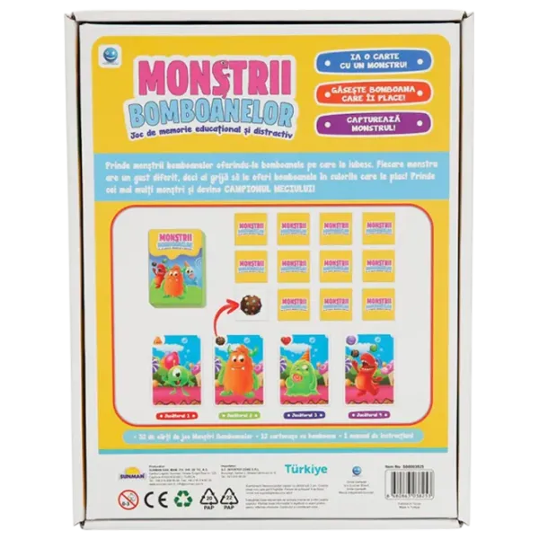 Joc de masă Noriel Candy Monsters 5+/ Dezvoltare photo 3