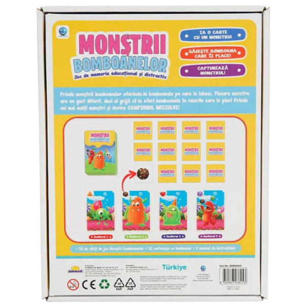 Joc de masă Noriel Candy Monsters 5+/ Dezvoltare photo 3