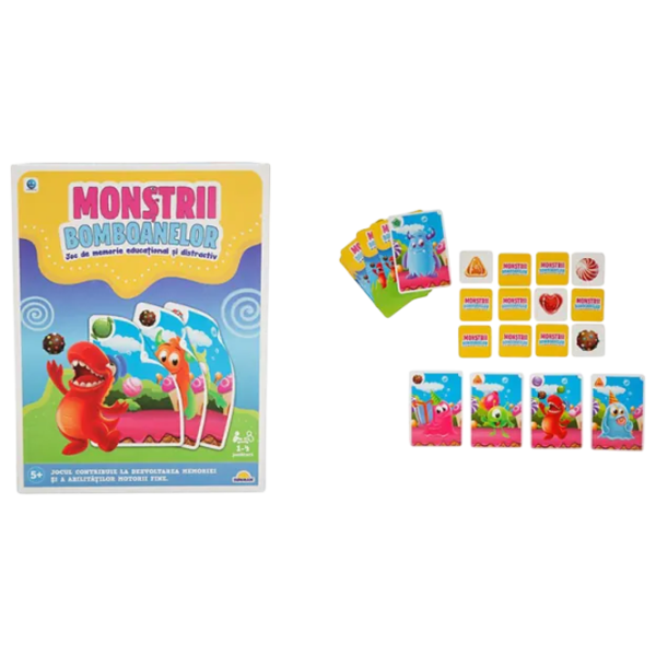 Joc de masă Noriel Candy Monsters 5+/ Dezvoltare photo 4