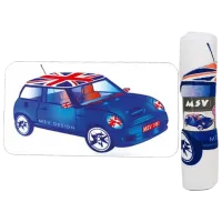 Коврик для ванной MSV Cars Микрофибра / Белый