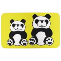 Коврик для ванной MSV Panda  Микрофибра / Желтый