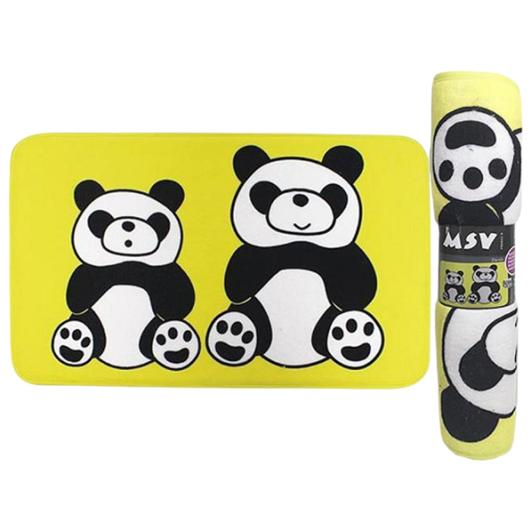 Коврик для ванной MSV Panda  Микрофибра / Желтый photo 2