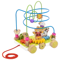 Игрушка каталка VIGA Busy Board  1+ / Разноцветный