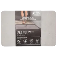 Covoraș de baie 5Five 51919 Diatomită / Grey
