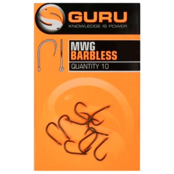 Набор крючков Guru MWG Barbed Hooks Количество в наборе - 10 / Размер - 16 photo 1