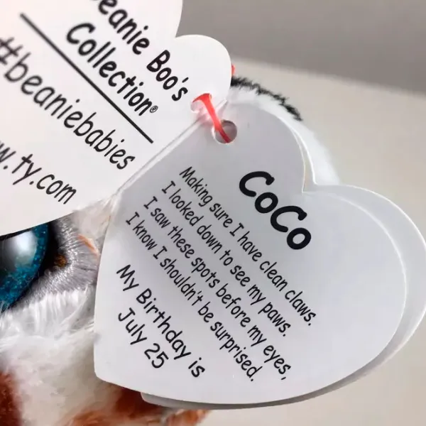 Jucărie moale Ty Beanie Boos Coco TY37363 3+ / Brown photo 4