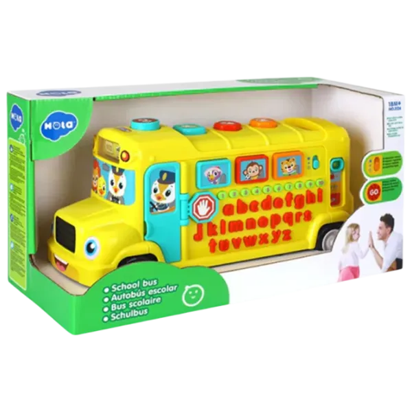 Joc educativ Hola Toys School bus 1+/ Dezvoltare photo 5