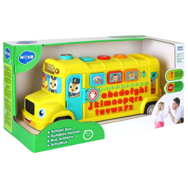 Joc educativ Hola Toys School bus 1+/ Dezvoltare photo 5