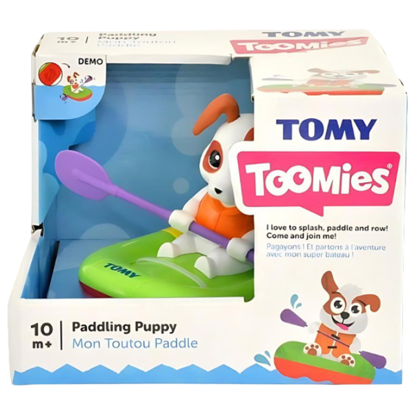 Jucării de baie Tomy Paddling Puppy de la 10 luni photo 2 Jucării de baie Tomy Paddling Puppy de la 10 luni photo 2