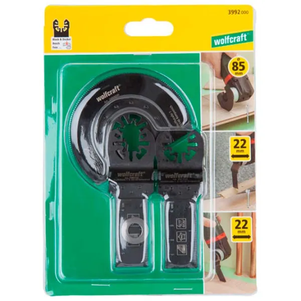 Lame de ferăstrău renovator Wolfcraft 3992000 Black / Metal photo 4
