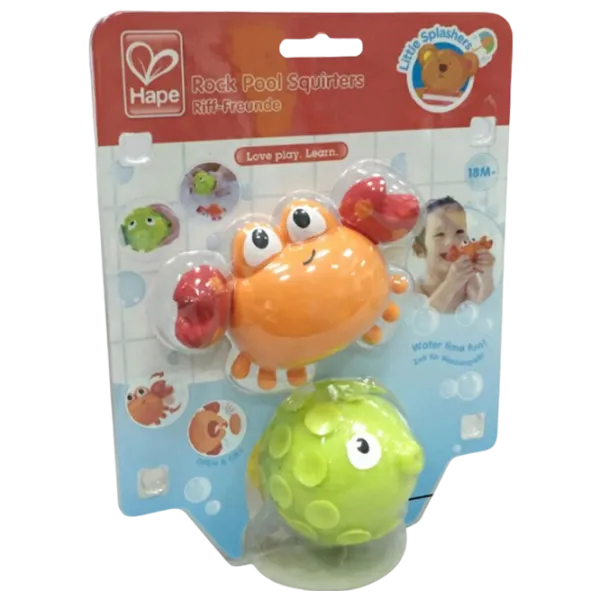 Игрушки для ванной Hape Rock Pool Squirters от 6 месяцев photo 3