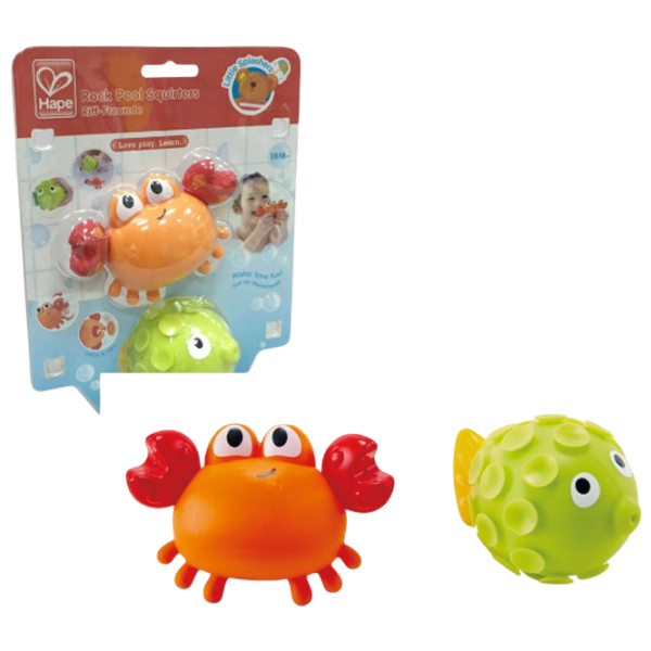 Игрушки для ванной Hape Rock Pool Squirters от 6 месяцев photo 4