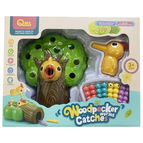 Joc de masă Essa Toys Woodpecker Worms Catches 3+/ Strategie photo 1