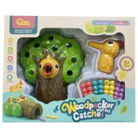Joc de masă Essa Toys Woodpecker Worms Catches 3+/ Strategie