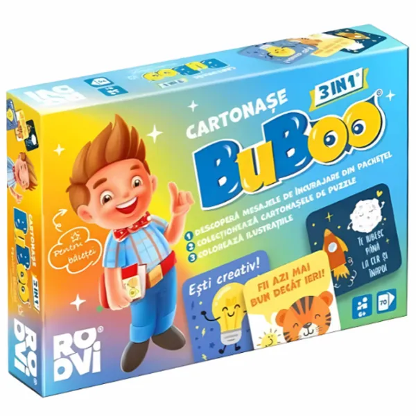 Настольная игра Roovi Карты Buboo 3 в 1 3+/ Развитие photo 1