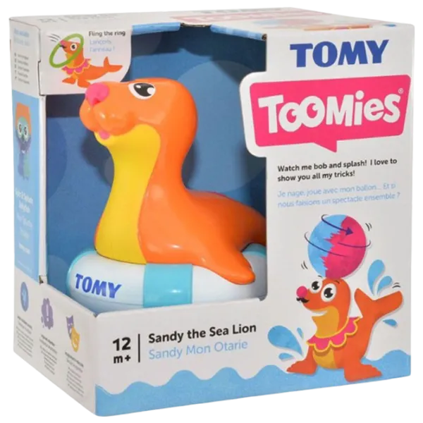 Игрушки для ванной Tomy Sandy the Sea Lion de la 12 luni photo 1