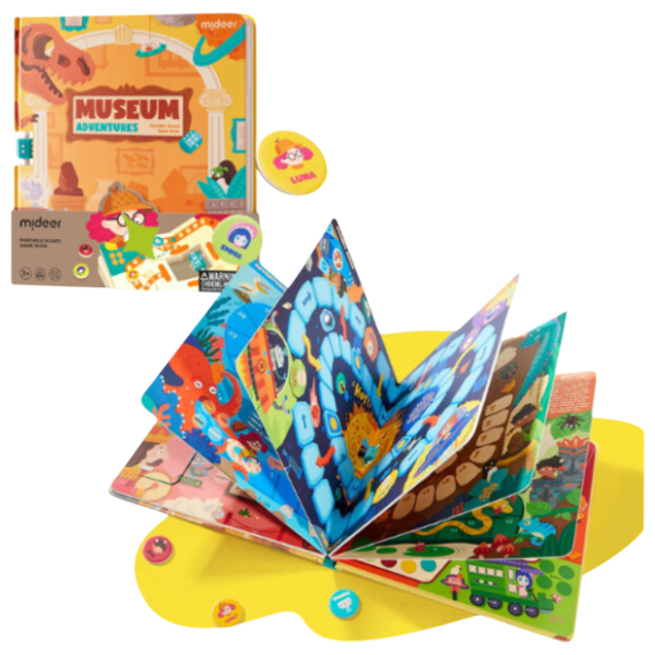 Настольная игра Mideer Museum Adventures 6 in 1 3+/ Стратегия photo 2