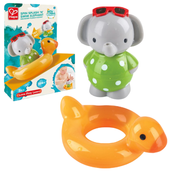 Jucării de baie Hape Swim Elephant de la 1.5 ani photo 5 Jucării de baie Hape Swim Elephant de la 1.5 ani photo 5