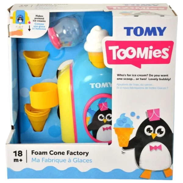 Игрушки для ванной Tomy Foam Cone Factory от 1,5 лет photo 2 Игрушки для ванной Tomy Foam Cone Factory от 1,5 лет photo 2