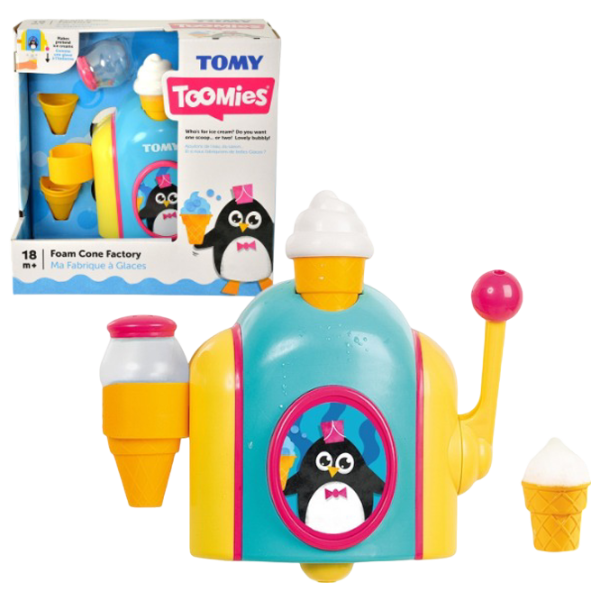 Игрушки для ванной Tomy Foam Cone Factory от 1,5 лет photo 3 Игрушки для ванной Tomy Foam Cone Factory от 1,5 лет photo 3