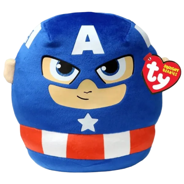 Jucărie moale Ty Marvel Captain America TY39257 3+ / Blue photo 1 Jucărie moale Ty Marvel Captain America TY39257 3+ / Blue photo 1
