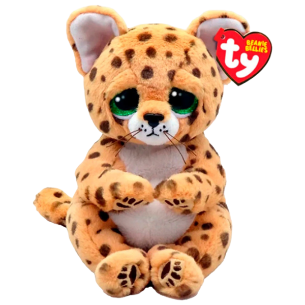 Jucărie moale Ty Beanie Bellies Lloyd the Leopard TY41282 3+ / Brown photo 1