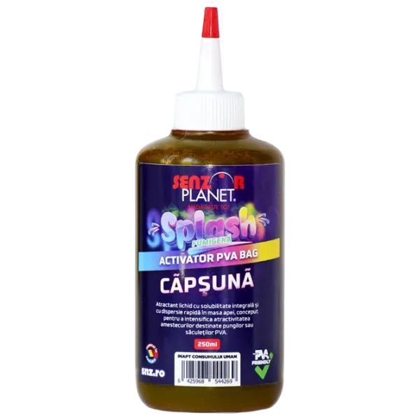 Atractant Senzor Planet Splash Activator PVA Bag Strawberry / /  photo 1